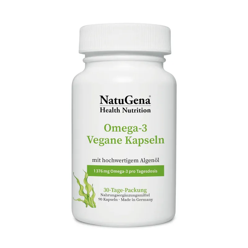 Neue Kollektion Natugena Omega-3 Vegane Kapseln