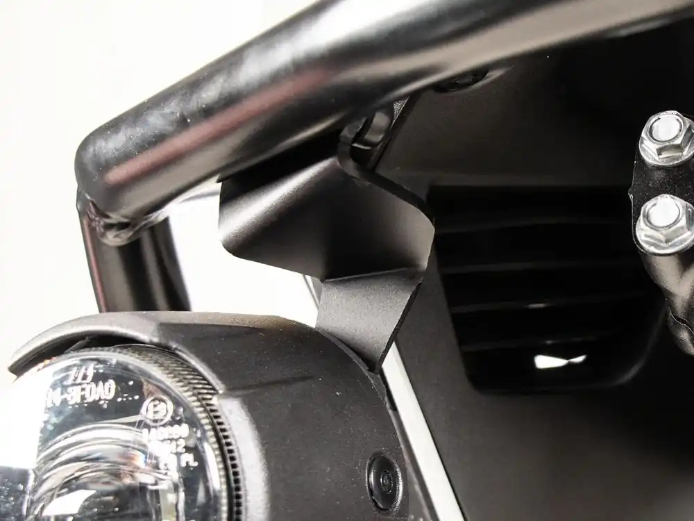 Direktkauf Adapterset schwarz für original Zusatzscheinwerfer für Kombination mit Hepco&Becker Tankschutzbügel für Honda XL 750 Transalp (2025-)