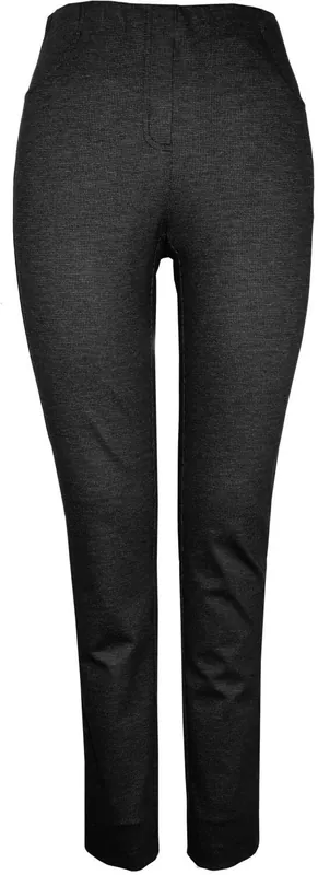 Adelina Hose Ladylike feines Muster grau-schwarz Top-Preis