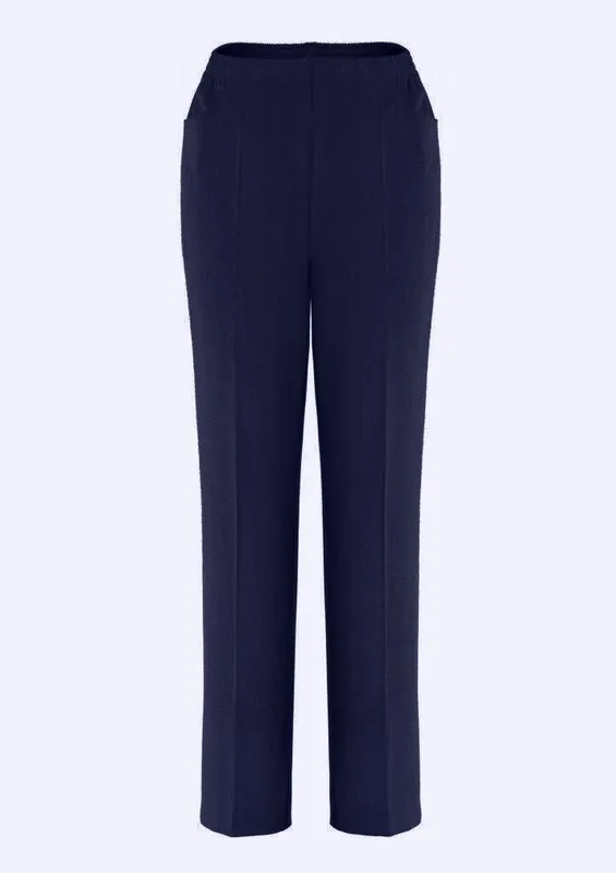 Adelina Schlupfhose Classic-Komfort-Fit dunkelblau Billig