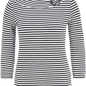 Rabatt Betty Barclay Ringelshirt dunkelblau-weiss