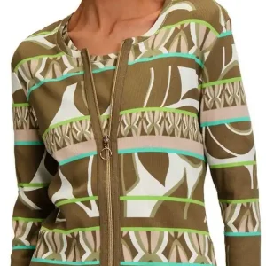Betty Barclay Shirtjacke Grün/Khaki Super-Preis