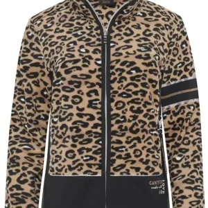 Canyon Fleecejacke Leo camel-black Preiswert
