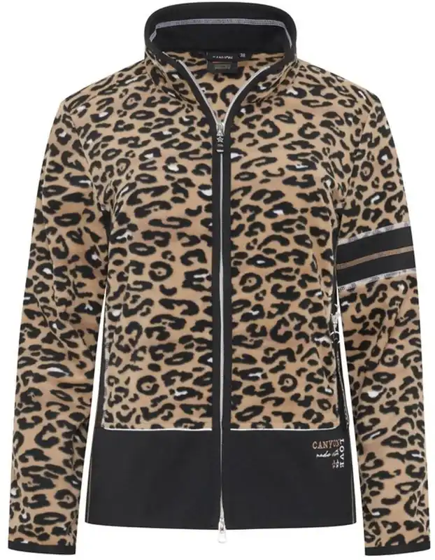 Canyon Fleecejacke Leo camel-black Preiswert