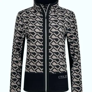 Canyon Fleecejacke Print sand-black Online Kaufen