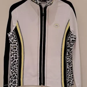 Canyon Sweatjacke Palma weiss-schwarz-lemon Highlight
