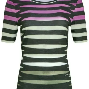 Top-Angebot Canyon T-Shirt 1/2 Arm beerenpink-schwarz-weiss-eukalyptusgrün