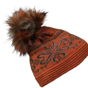 Fiebig Damen Pudelmütze FakeFur Pompon Neue Kollektion