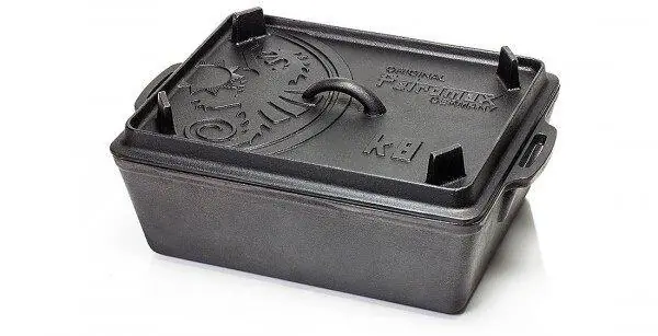 Begrenztes Angebot Petromax Kastenform mit Deckel k8