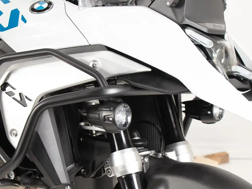 Halter für BMW Original Scheinwerfer für BMW R 1300 GS (2023-) für Kombination mit Hepco Tankschutzbügel Sonderaktion