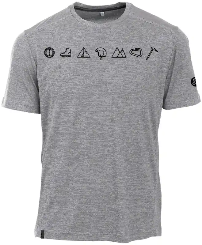 Jetzt Kaufen Maul Funktions-T-Shirt Grinberg Fresh light grey
