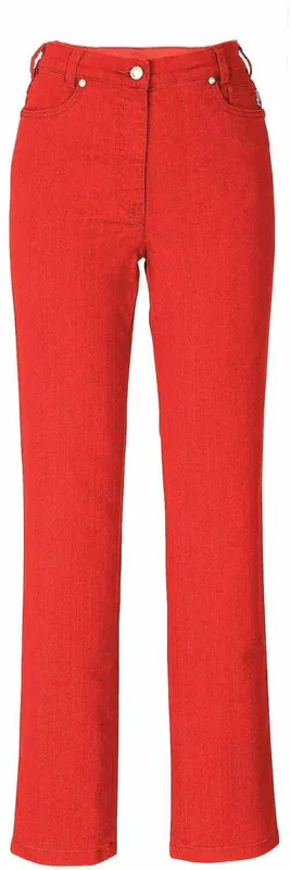 Adelina Five-Pocket-Jeans rot oder blau Mega-Angebot