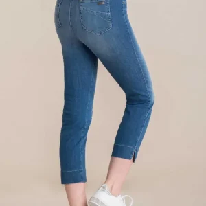 Zertifiziert Adelina Jeanshose Powerstretch 7/8 Schlupfhose