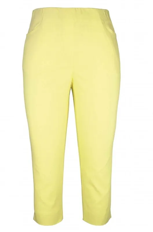 Adelina Schlupfhose 7/8 Pull on Pant Gelb Günstig