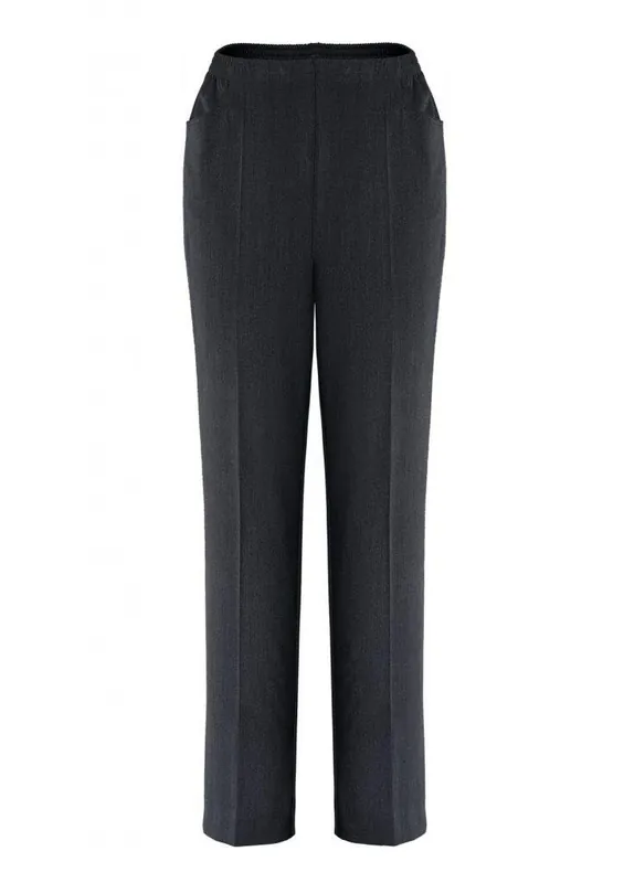 Adelina Schlupfhose Classic-Komfort-Fit anthrazitgrau Neue Kollektion