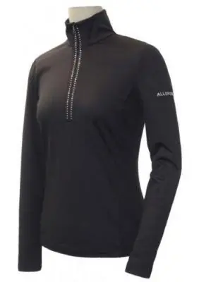 Allsport Pullover Katja schwarz mit Glitzersteinchen Sonderangebot