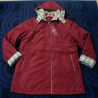 Jacke - weinrot mit Karofutter Preiswert