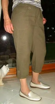 Versand Am Gleichen Tag Larissa Caprihose khakigrün