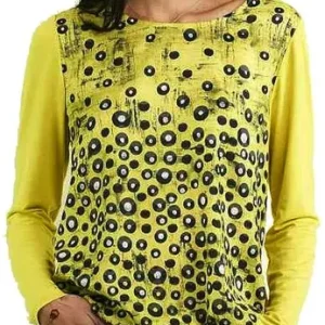 Seidel Blusenshirt limegelb Preisreduziert