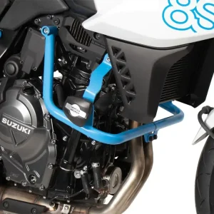 Abverkauf Motorschutzb&uuml;gel blau inkl. Protectionpad Suzuki GSX-8S ab BJ 2023