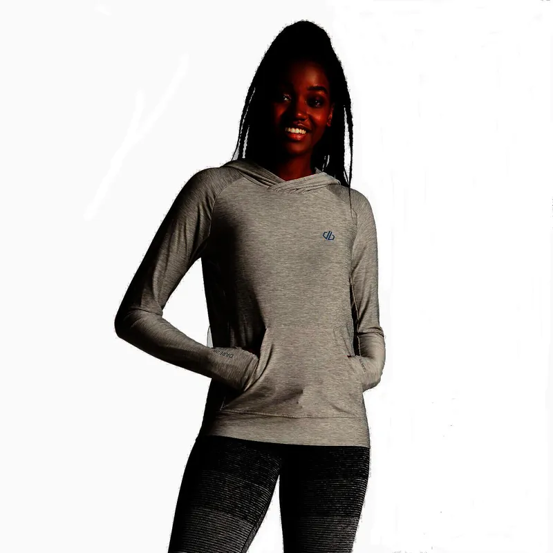Dare 2b Damen Hoodie Sprint City grau meliert Preiswert