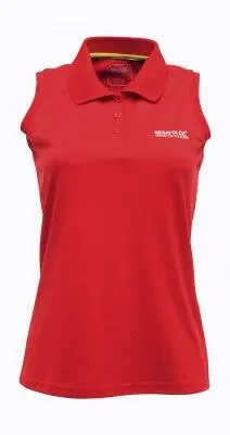 Neue Kollektion Regatta Fatima Polo Shirt ärmellos rot