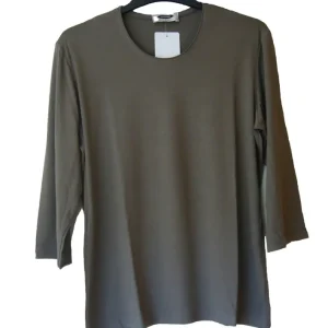 UNO PIU Damen Shirt 3/4 Arm Taupe Finale Aktion