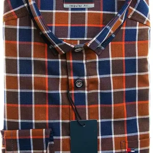 Jupiter Hemd karo orange Heißes Angebot