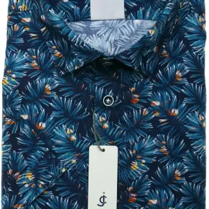 Jupiter Hemd Kurzarm Druck Florida Print blau Jetzt Bestellen