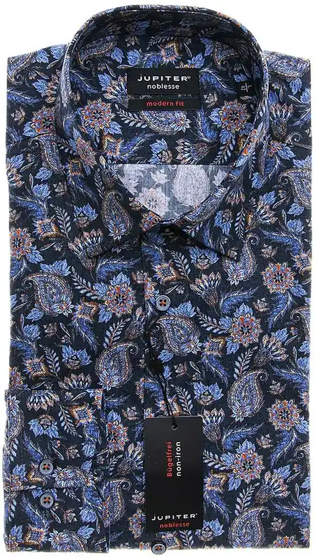 Abverkauf Jupiter Hemd Paisley Langarm