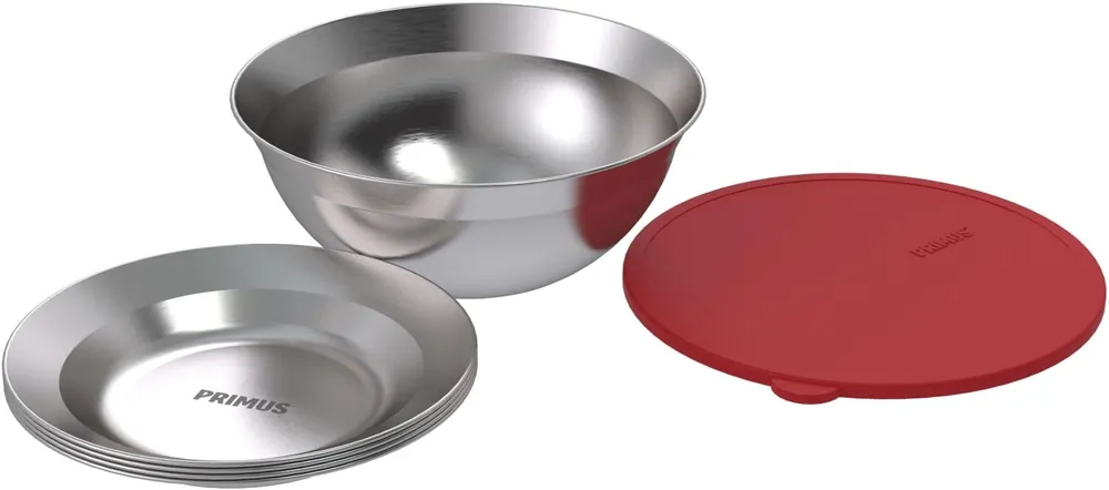 Primus Edelstahl Teller-Schüssel Set Campfire Beliebt