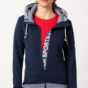 Begrenztes Angebot Serena Malin Sweatjacke mit Kapuze navy