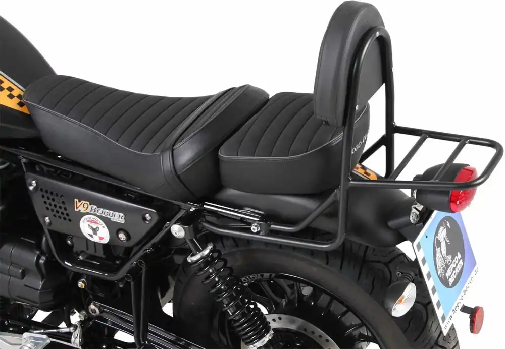 Sissybar mit Gepäckträger für Moto Guzzi V 9 Bobber (lange Sitzbank)(2017-2020) (Kopie) Billig