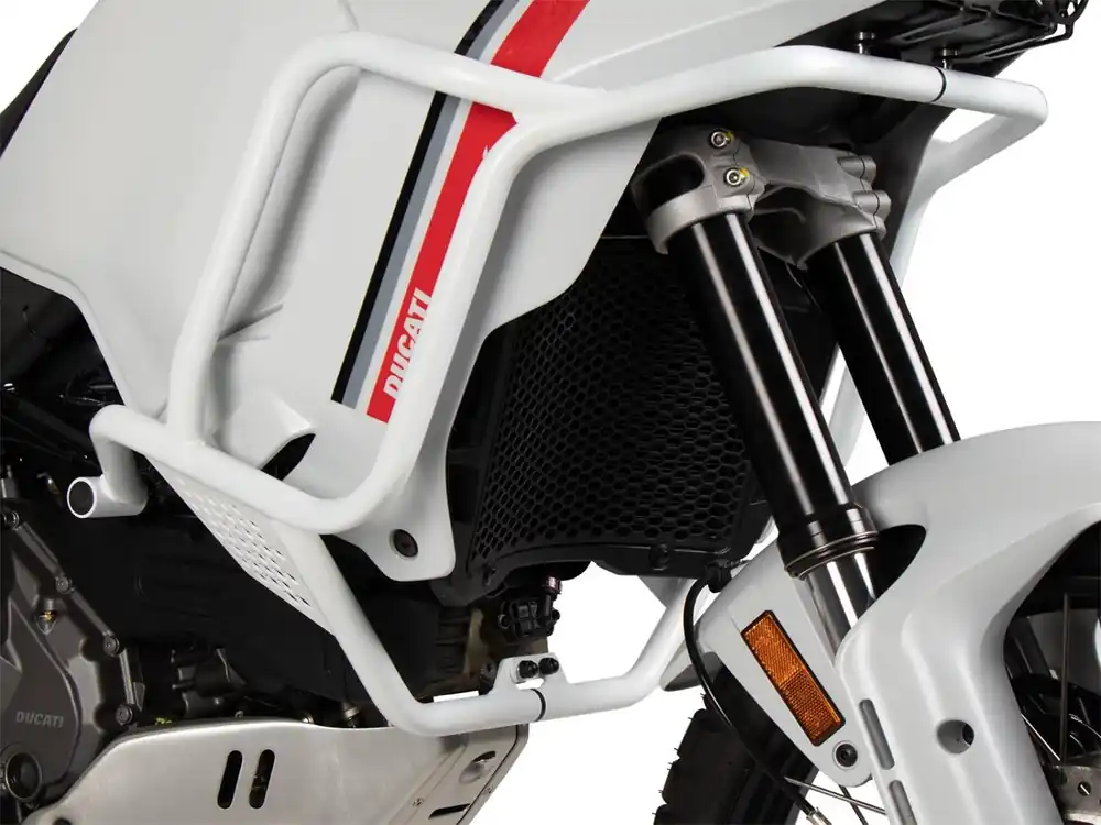 Tankschutzbügel weiss Ducati Desert X Rally ab 2024 Preis Gesenkt