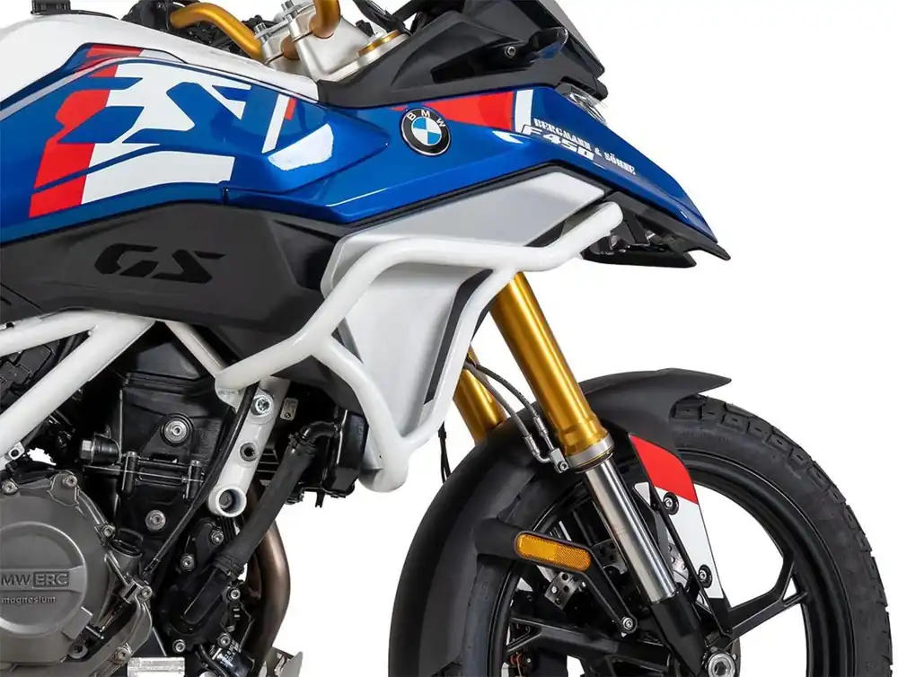 Neuheit Tankschutzbügel weiss für BMW F 450 GS (2026-)