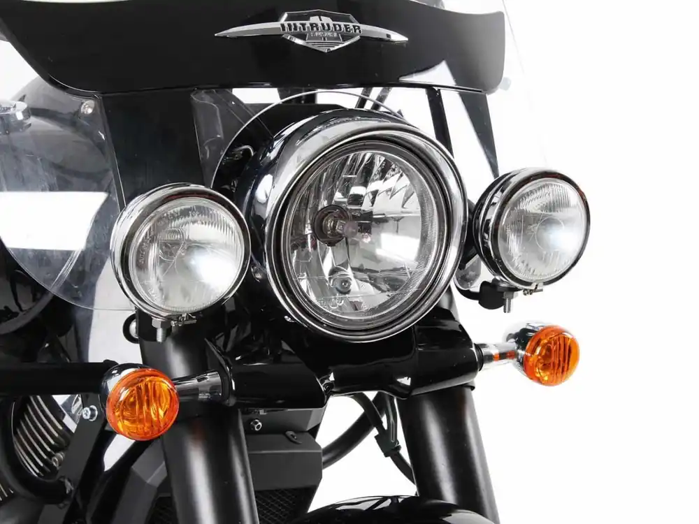 Günstig Twinlight Zusatzscheinwerferset (Fernlicht) schwarz für Suzuki C1500T Intruder (2013-2016)