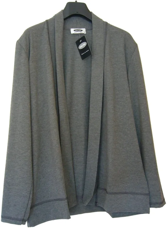 Mega-Angebot UNO PIU Damen Shirtjacke Schalkragen meliert grau