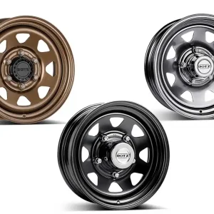 Markenware Dotz Dakar 7x16" ET8,5 Stahlfelge, für Land Rover Defender 90 und 110,Land Rover Discovery 1 / Range Rover