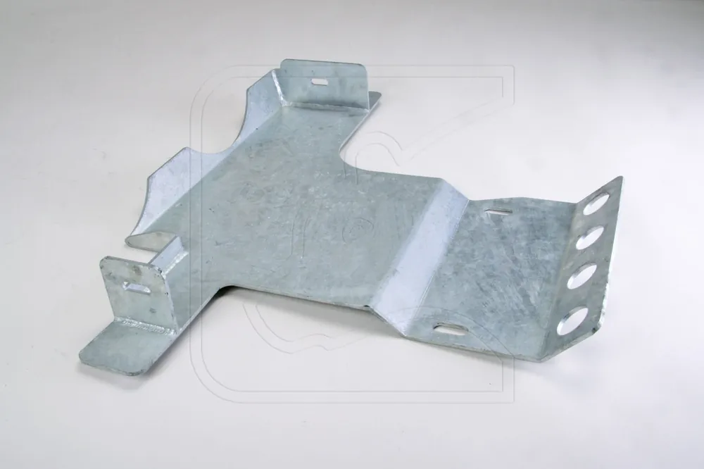 Ausverkauf Getriebeschutzplatte, für Land Rover Defender Td5, Stahl verzinkt, 4mm