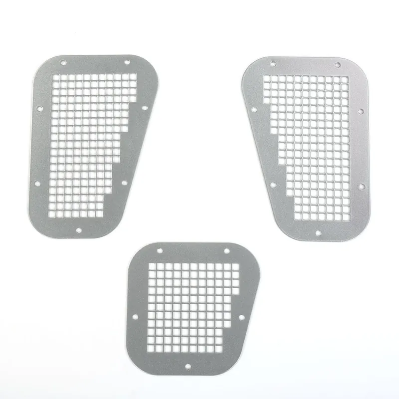 Must-Have Abdeckungen Lufteinlass, Land Rover Defender, 3er Set, pulverbeschichtet