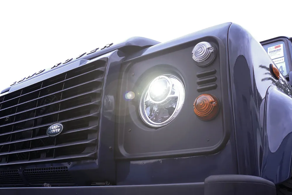 NOLDEN 7-Zoll Bi-LED Reflektor-Hauptscheinwerfer für Land Rover Defender Schnäppchen