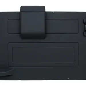 Neue Ware Hecktürverkleidung für Land Rover Defender bis MY02, schwarz, ohne Staunetz