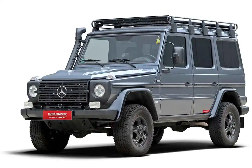 Spurverbreiterung für MERCEDES G 460 + 461 +463 von TREKFINDER mit 1000 Kg Traglast pro Rad Jetzt Kaufen