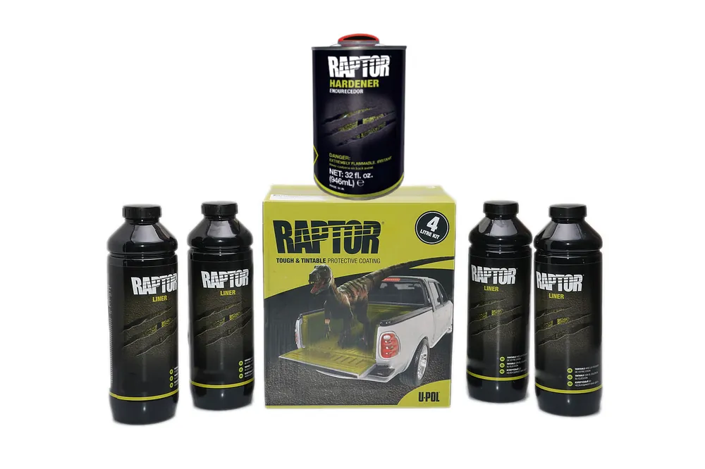 U-POL RAPTOR Beschichtung - 4 bottle Kit Sonderangebot