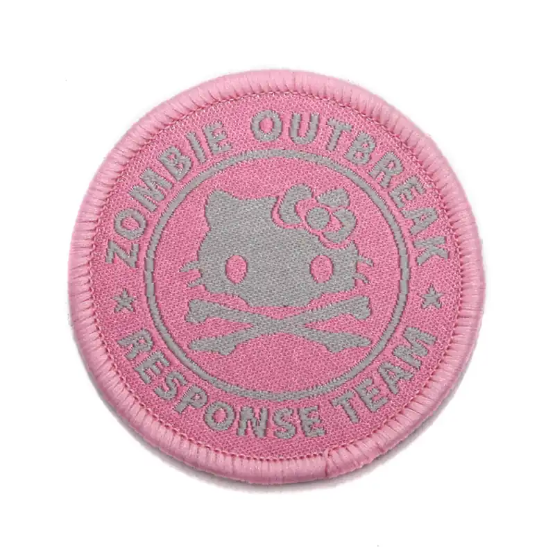 Solange Der Vorrat Reicht Morale Patch - KITTY ZOMBIE OUTBREAK RESPONSE TEAM, rosa