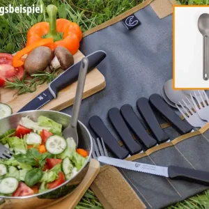 Nur Für Kurze Zeit Titan Campingbesteck Gabel und Löffel