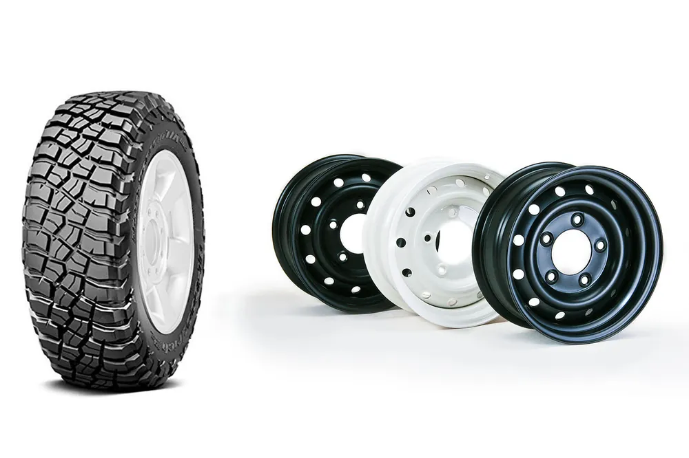 BF Goodrich Mud Terrain T/A KM3 235/85R16 119Q auf Stahlfelge Wolf ORIGINAL Land Rover Kracherpreis