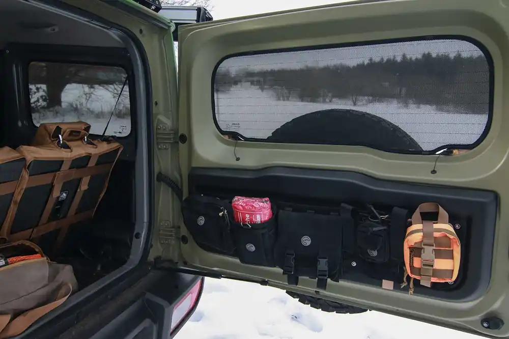 Neue Kollektion Sonniboy von ClimAir für hintere Seitenscheiben u. Heckfenster Suzuki Jimny II, ab Bj 2018