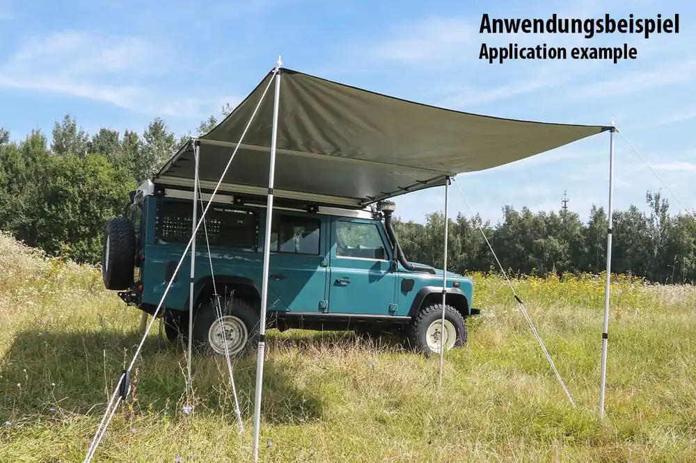 Expressversand Frontteil für Nakatanenga Evolution 2 Awning/ Markise, steingrau