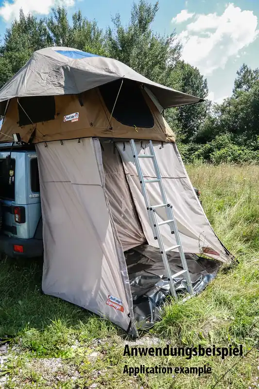 Vorzelt aus Nylon für Roof Lodge Evolution 2, Basic, Farbe: nomad Beliebt